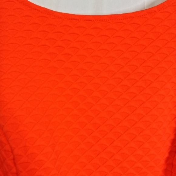 Modcloth Sleeveless Sheath Dress Red Orange Size Large NWT - Picture 4 of 13